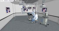 Screenshot of Configure an operating room layout by dragging-and-dropping 3D modeled items into room. When the design is done, wear a VR headset to experience it in virtual reality.