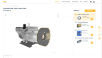 Screenshot of CPQ & Commerce for Manufacturers - Visual Configuration and Spare Parts Finder