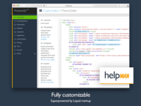 Screenshot of Fully customizable (HTML/CSS), with free tailored customization offered by Helpman
