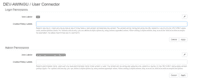 Screenshot of Admin: Login & admin permissions