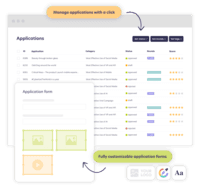 Screenshot of the Applications Management Dashboard