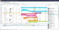 Screenshot of Gantt Chart – Streamline project planning by converting and approved quotes into a schedule with drag ‘n drop resource allocation.