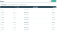Screenshot of Invoices