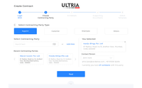 Screenshot of ultria CLM