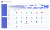 Screenshot of API marketplace