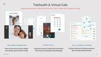 Screenshot of Telehealth Video with Teams and Patients/Families