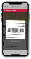 Screenshot of Scanbot Barcode Scanner SDK (Web)