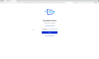 Screenshot of Cloudalize Platform Login Page