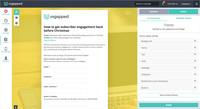 Screenshot of Create surveys, invitations, sign-up forms and landing pages with the same ease as email campaigns.