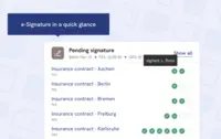 Screenshot of E-Signature
