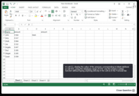 Screenshot of Excel 2013 Simulation