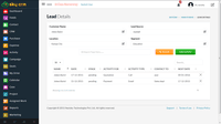 Screenshot of The activity of the user or the sales executive can be managed in this segment.