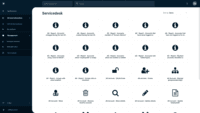 Screenshot of Servicedesk Dashboard