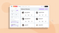 Screenshot of Affable leverages Image Processing and Natural Language Processing to analyse all the influencer data to recommend you the most relevant influencers for any campaign.