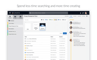 Screenshot of Spend less time searching and more time creating