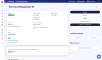 Screenshot of Purchase Requisition
