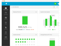 Screenshot of Harpoon's Dashboard showcases over a dozen crucial metrics to help you understand the health of your business. Enjoy the big picture view of your freelancing finances.