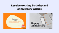 Screenshot of Receive exciting birthday and anniversary wishes