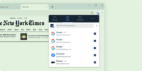 Screenshot of Browser extension for quick import, link sharing & safe vault for credentials
