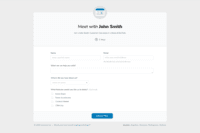Screenshot of Invitee Experience: Invitee Questions