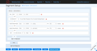 Screenshot of Deep database segmentation