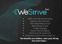 Screenshot of WeStrive has countless benefits. Sign up today!