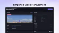 Screenshot of Simplified video management