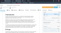 Screenshot of policy overview