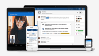 Screenshot of HipChat is with your team, whenever, wherever. Try it on your desktop, web, mobile, tablet, & wearable.