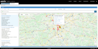 Screenshot of Map Search
Map Search allows you look for information geographically to spot locations and concentrations. Connect to our advanced analytics to see how your risk profile is impacted by geographic hazards and perils.
