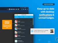 Screenshot of Customize desktop notifications and unread badges for all your apps.