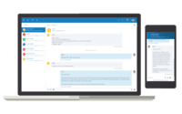 Screenshot of Vision Helpdesk's - Live Chat Software