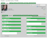 Screenshot of Detailed Employee Profiles