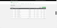 Screenshot of View of paid and unpaid invoices
