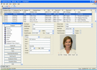 Screenshot of Main Employee Screen