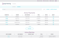 Screenshot of Payment Automation UI