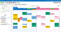 Screenshot of Screenshot of calendar view in our client application.