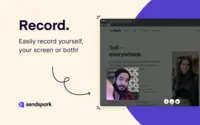 Screenshot of Record videos of yourself or your product