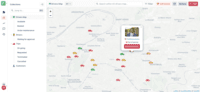 Screenshot of Forest Admin Data View (example from a fleet management live demo)
