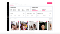 Screenshot of Measure: Track, analyze, and adjust campaigns to build influencer marketing that performs.