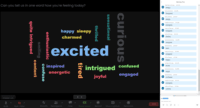 Screenshot of Create colorful wordclouds from the chat stream