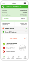 Screenshot of Readymade Grocery Delivery Boy App