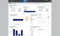 Screenshot of analytics from SAP Concur