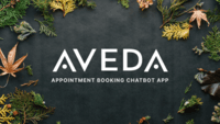 Screenshot of Master of Code created the appointment booking Aveda Chatbot, with an additional feature set to connect users to their customer service team.

The Master of Code Team created a rich, engaging, guided conversational experience that allowed users to seamlessly select an Aveda store nearest them using Google’s API, a complimentary beauty service, choose their preferred date and time, and confirm their appointment all within the bot experience.
Once the bot was launched, the Master of Code Team worked with Aveda to create a paid social campaign across Facebook and Instagram to promote Aveda’s featured service, a 20 minutes Custom Mini Facial, with an additional gift with purchase offer.