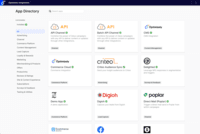 Screenshot of Integrations App Directory
