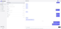 Screenshot of One inbox for all messaging channels. Including email, live chat and social messaging channels like Telegram