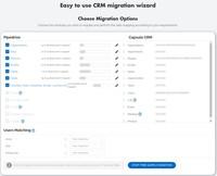 Screenshot of Migration page