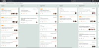 Screenshot of Dashboard View: What Needs Attention, across all boards and accounts the user is working on