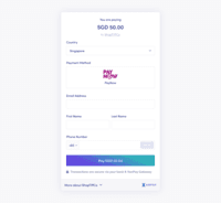 Screenshot of XanPay checkout cardless widget - Accept local payment methods with low fees