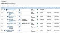 Screenshot of Manage, monitor, and deliver all work across teams and portfolios.